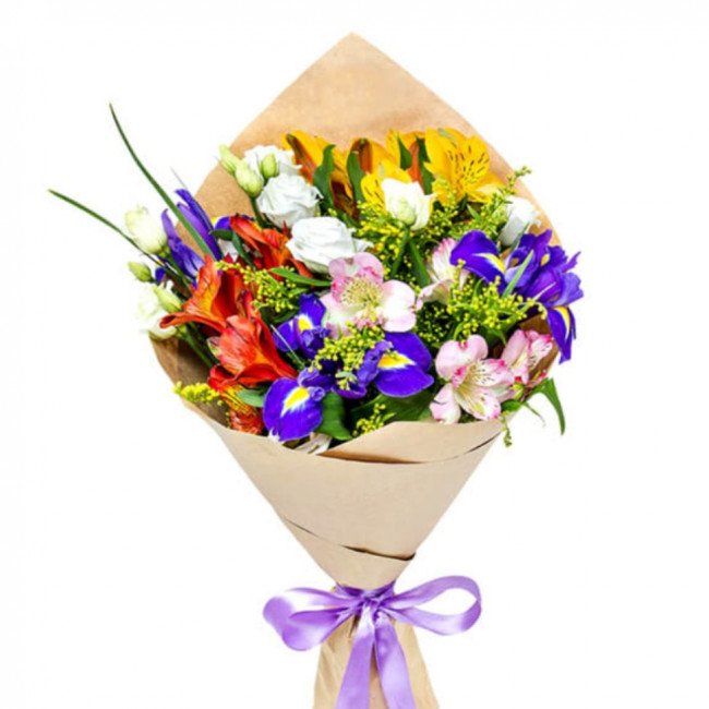Букет цветов "Цветомузыка"